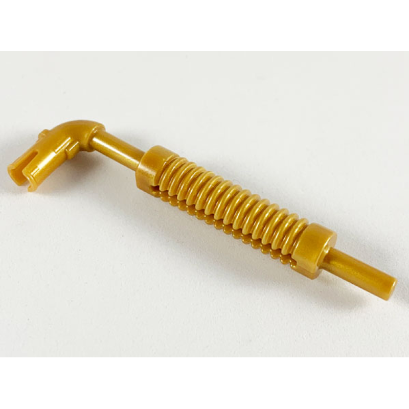 Uitlaatpijp met plat einde Pearl Gold