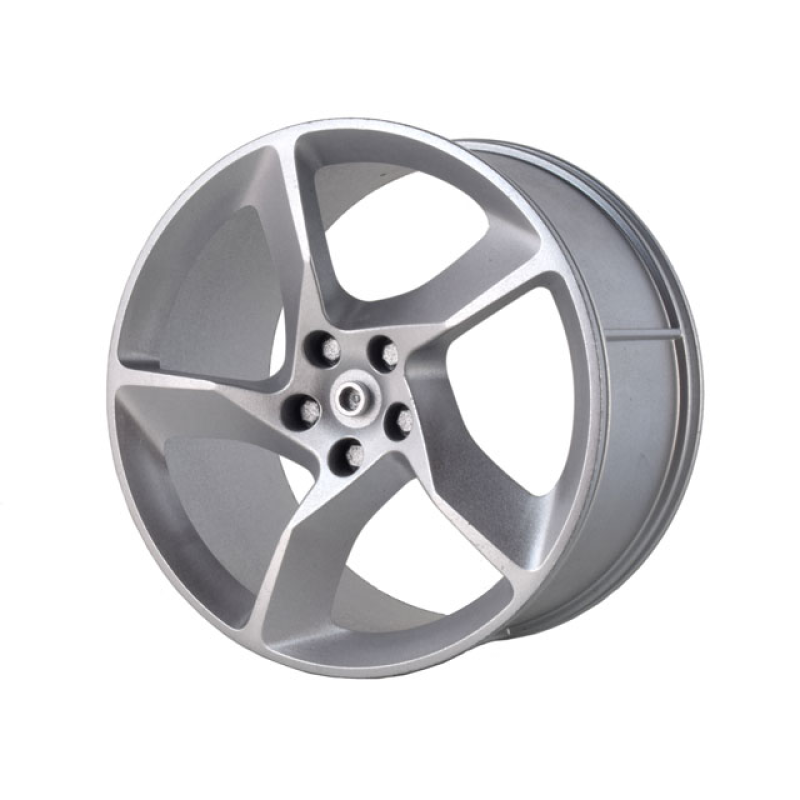 Wiel 75mm D. x41mm #2 Model Linkerzijde Metallic Silver