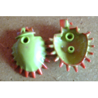 Plant Venus Vliegenval schelp met rode punten Lime