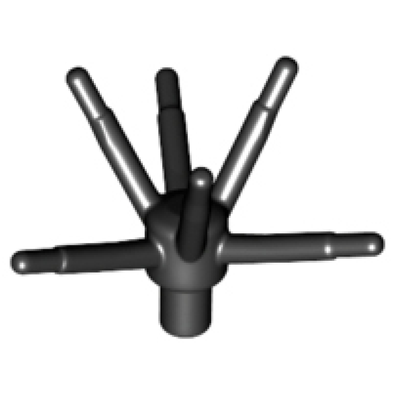 Plant Bloem Stengel met 6 stelen Black