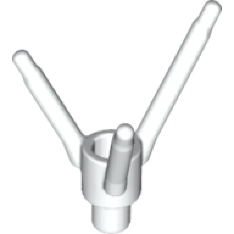 Plant Bloem Stengel met 3 stengels White