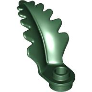 Plant Plaat, Rond 1x1 met omhoog staand blad Dark Green
