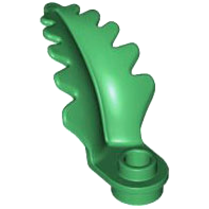 Plant Plaat, Rond 1x1 met omhoog staand blad Green