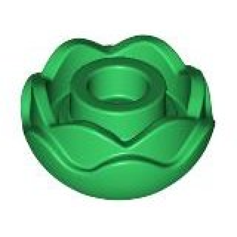 Plant Bloen Rond met 2 laagjes (Pioenroos) Green