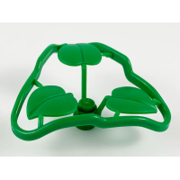 Plant Bloemstengel met 3 grote Bladeren Green