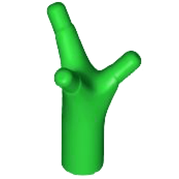 Staaf 1L met drie punten Bright Green