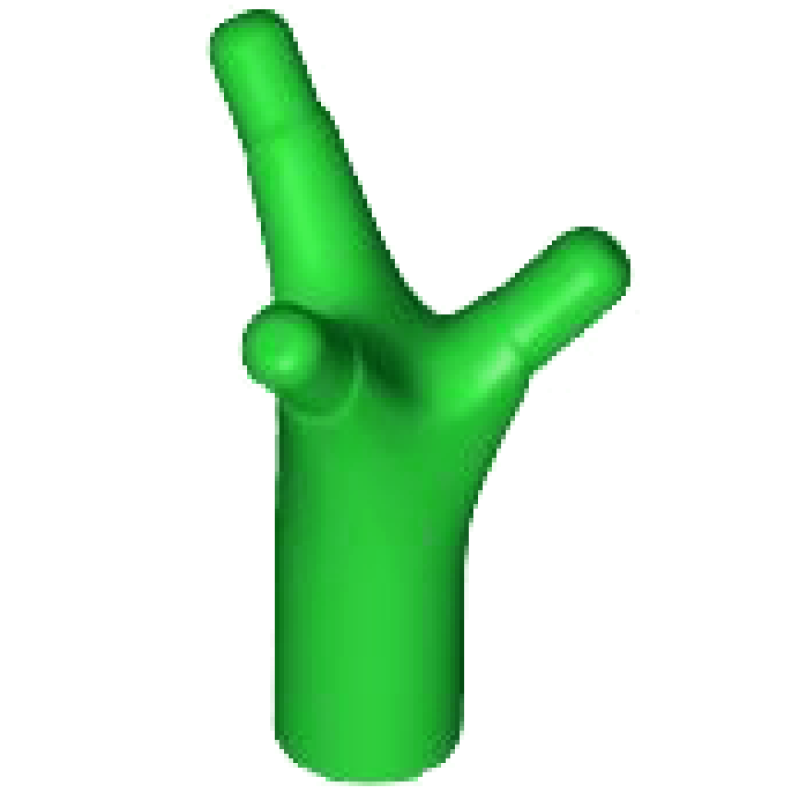 Staaf 1L met drie punten Bright Green