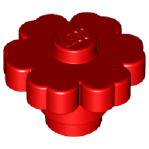 Plant Bloem 2x2 dichte nop Red
