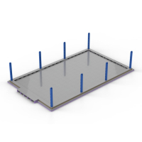 Autoscooter Reverchon 8 zuilen 1:20