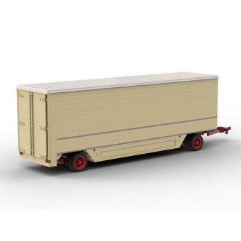 Chaissen wagen Stork plat dak 1:20