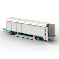 Chaissen wagen Stork rond dak 1:20