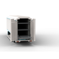 Chaissen wagen Stork rond dak 1:20