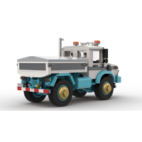 Unimog Blau Weiss 1:20