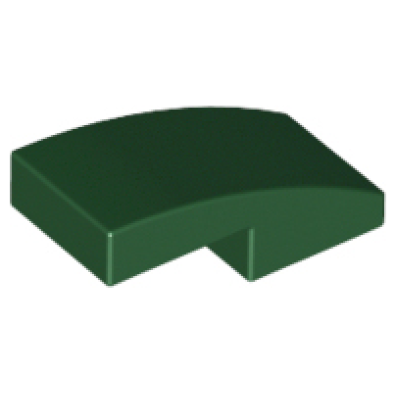 Dakpan, Gebogen 2x1x 2/3 Dark Green