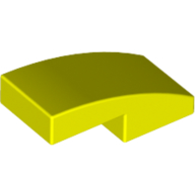 Dakpan, Gebogen 2x1x 2/3 Neon Yellow