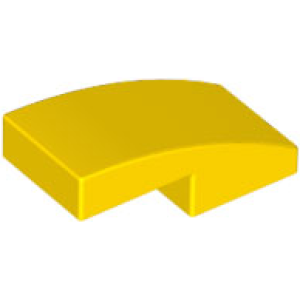Dakpan, Gebogen 2x1x 2/3 Yellow