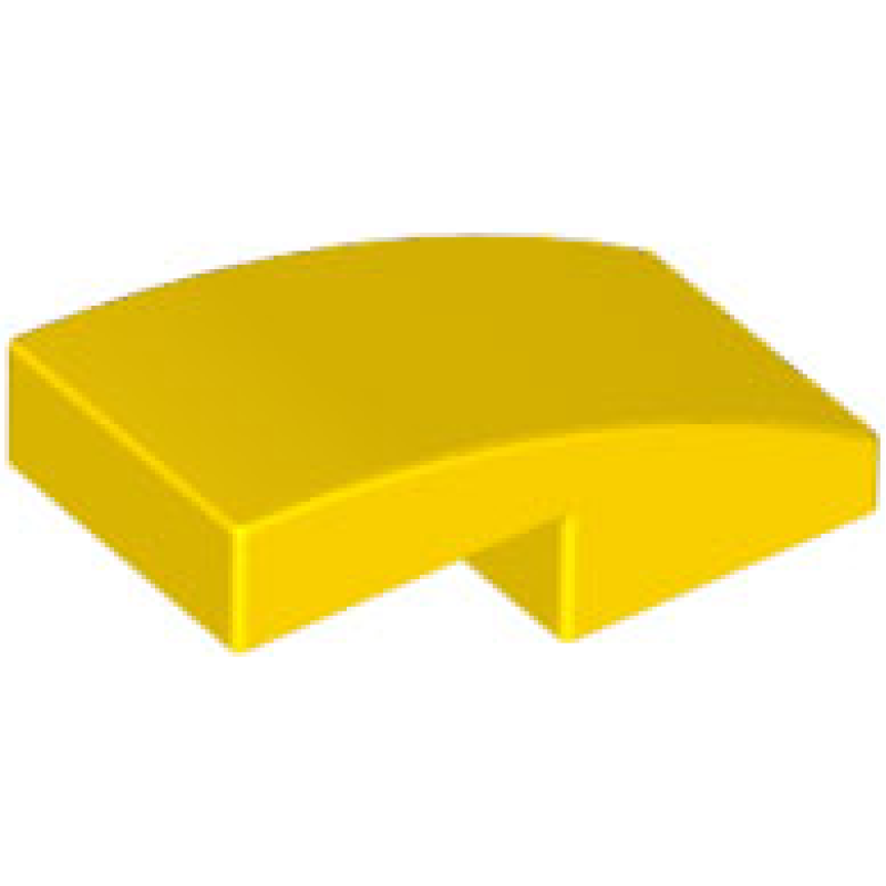 Dakpan, Gebogen 2x1x 2/3 Yellow