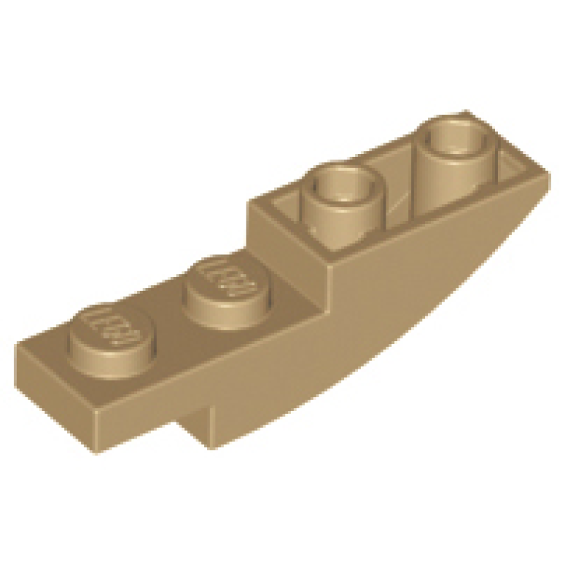 Dakpan, Gebogen 4x1 omgekeerd Dark Tan