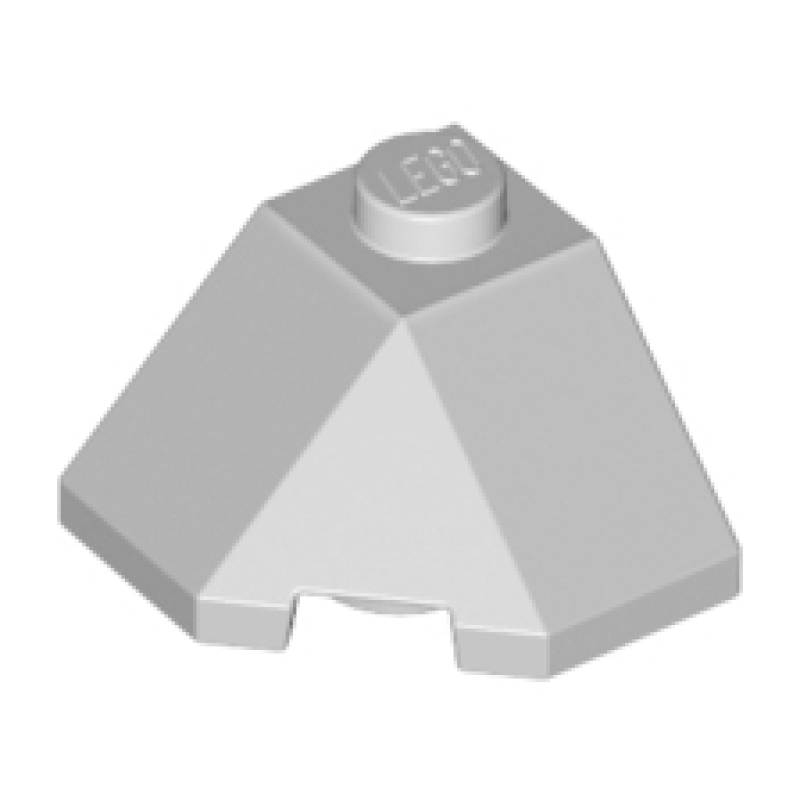 Wig (Dakpan 45° hoek) 2x2 Light Bluish Gray