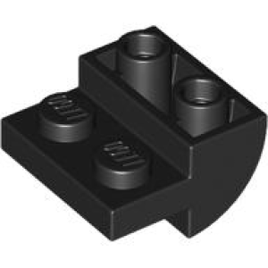 Dakpan, Gebogen 2x2x1 omgekeerd met noppen Black