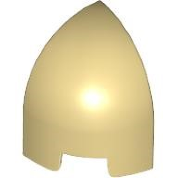 Dakpan, Gebogen 1x1x1 1/3 hoek Tan