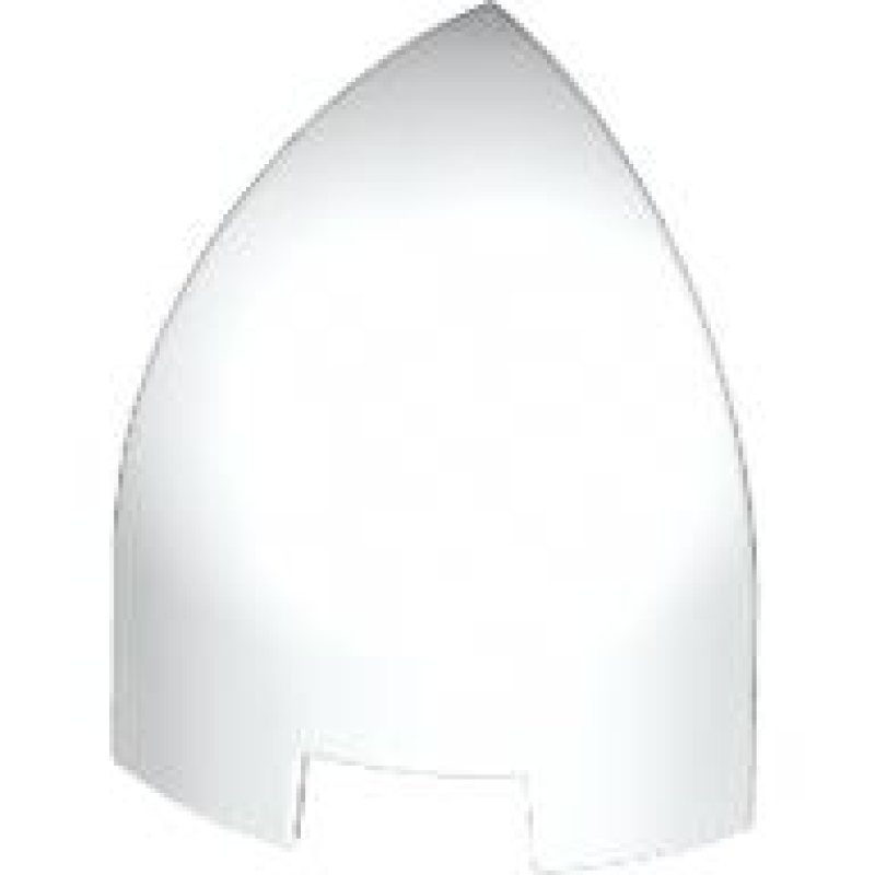 Dakpan, Gebogen 1x1x1 1/3 hoek White