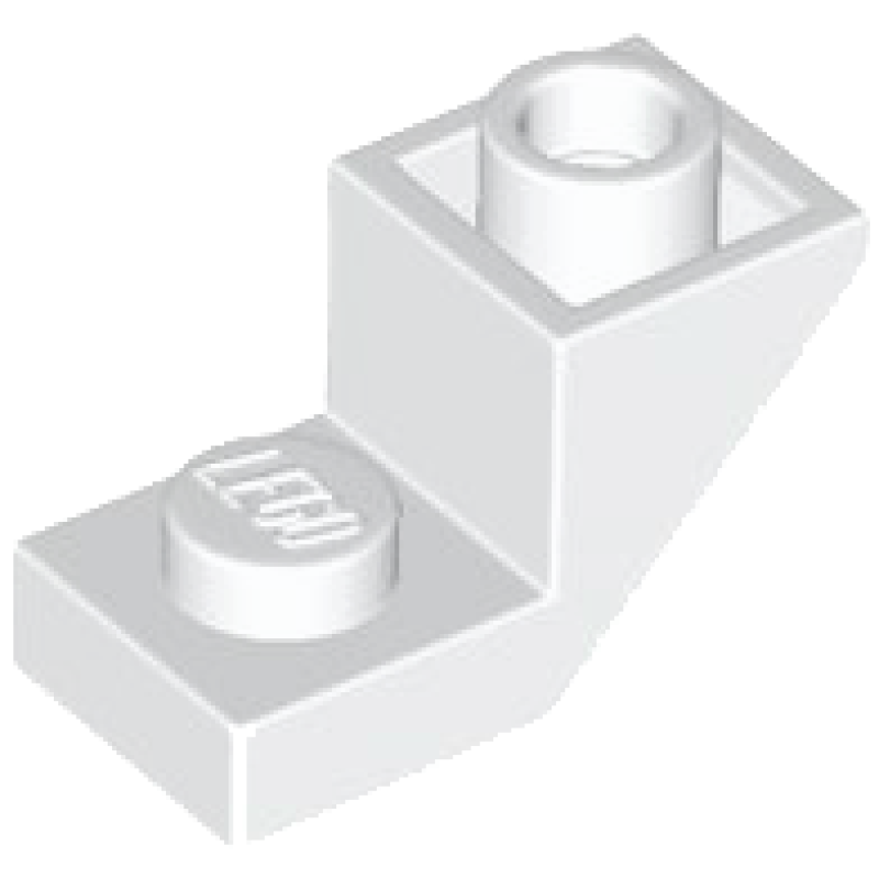 Dakpan, Omgekeerd 45° 2x1 met 2/3 uitsparing White