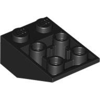 Dakpan, Omgekeerd 33° 3x2 met verbindingen tussen noppen Black