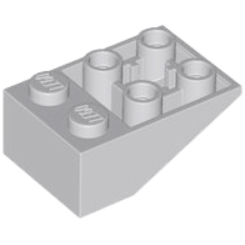 Dakpan, Omgekeerd 33° 3x2 met verbindingen tussen noppen Light Bluish Gray