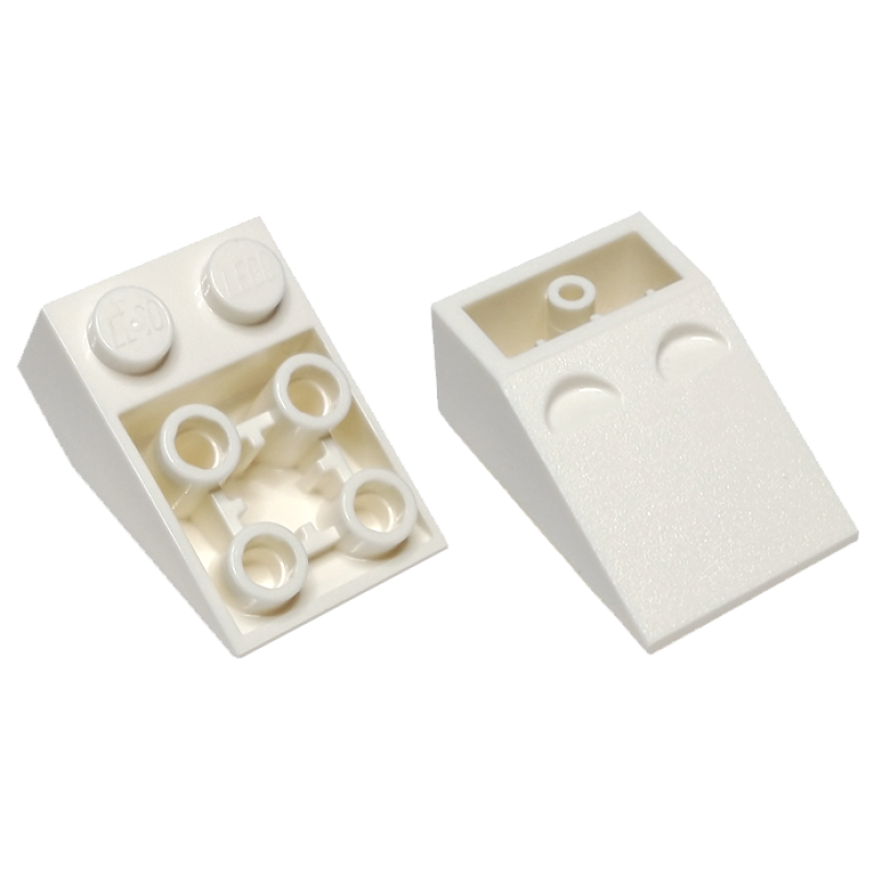 Dakpan, Omgekeerd 33° 3x2 met verbindingen tussen noppen White