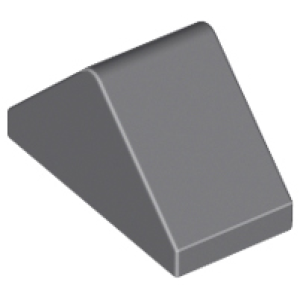 Dakpan 2x1  45° dubbel Dark Bluish Gray