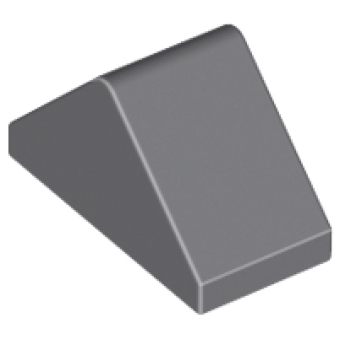 Dakpan 2x1  45° dubbel Dark Bluish Gray