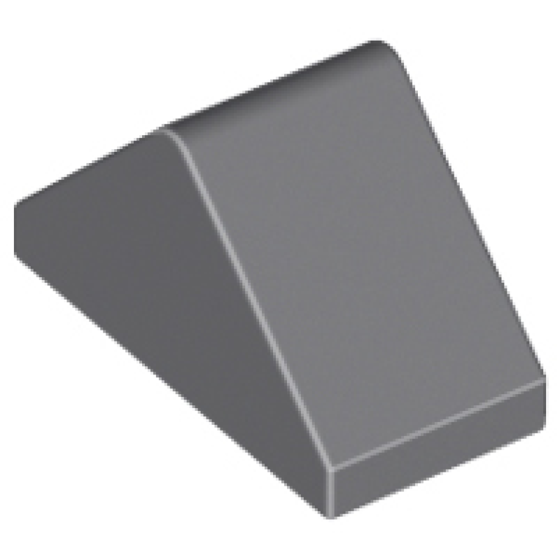 Dakpan 2x1  45° dubbel Dark Bluish Gray