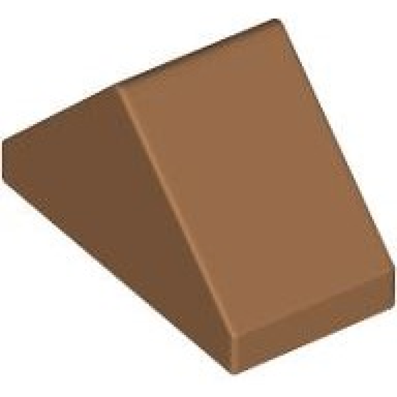 Dakpan 2x1  45° dubbel Medium Nougat