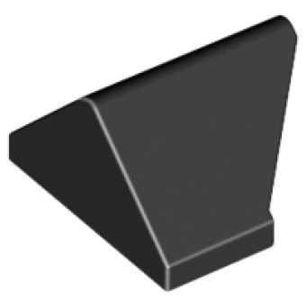 Dakpan 45° 2x1 Dubbel Omgekeerd Black