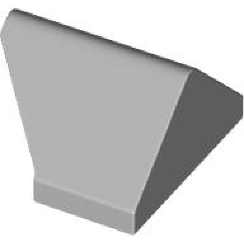 Dakpan 45° 2x1 Dubbel Omgekeerd Light Bluish Gray