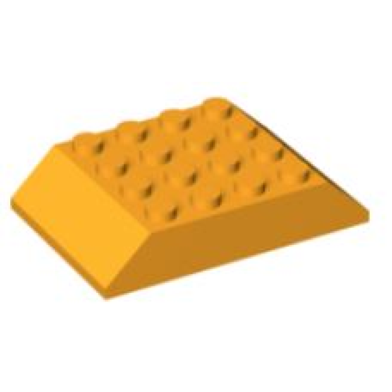 Dakpan 45° 6x4 Dubbel Bright Light Orange