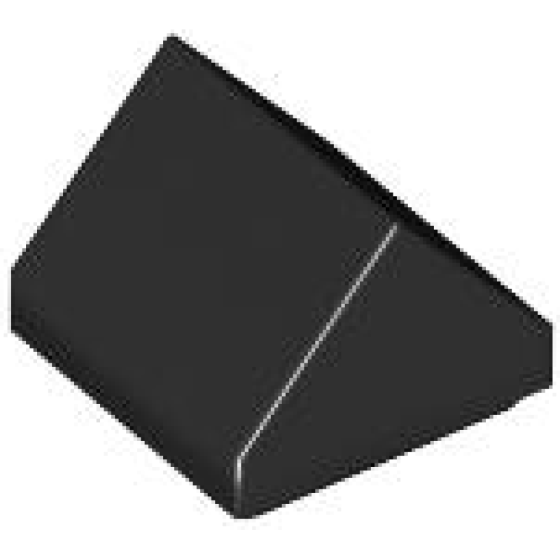 Dakpan 45° 1x1 dubbel Black