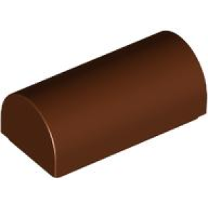 Dakpan, Gebogen 1x2x2/3 dubbel Reddish Brown