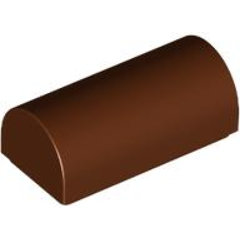 Dakpan, Gebogen 1x2x2/3 dubbel Reddish Brown