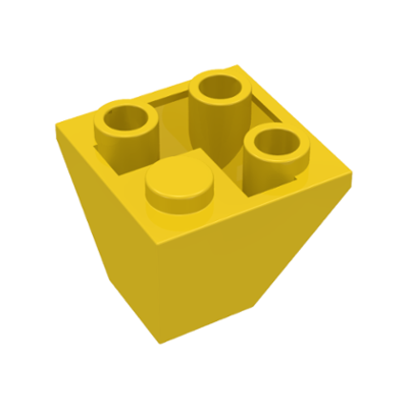 Dakpan, Omgekeerd 45° 2x2 dubbel hoek Yellow