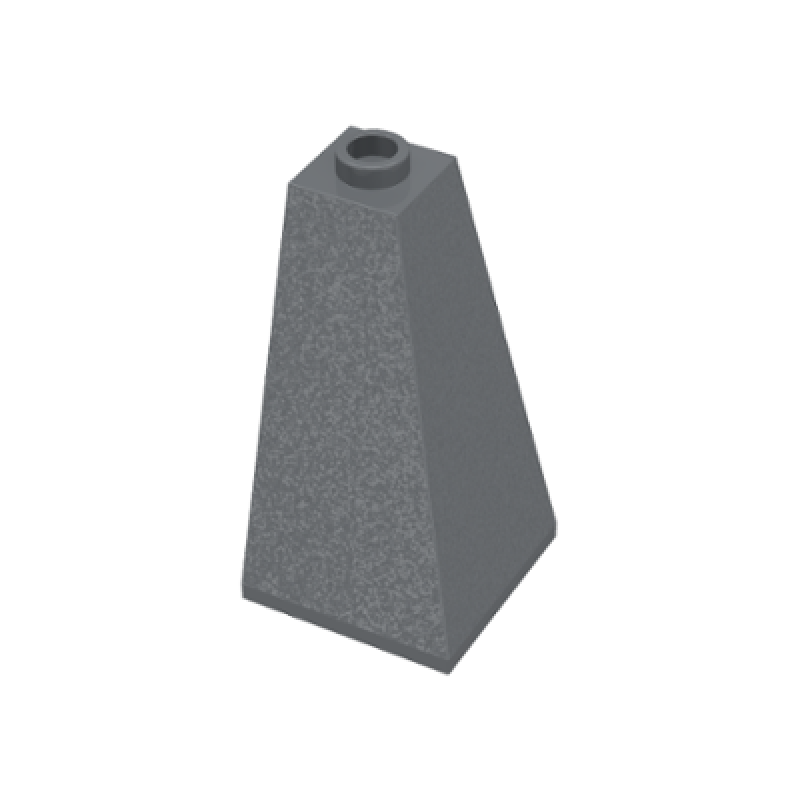 Dakpan 75° 2x2x3 dubbel hoek Dark Bluish Gray