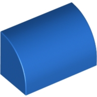 Dakpan, Gebogen 1x2 Blue