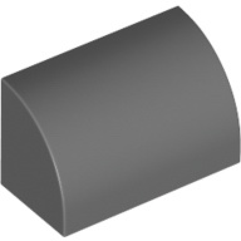 Dakpan, Gebogen 1x2 Dark Bluish Gray