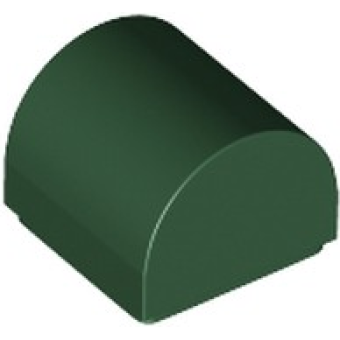 Dakpan, Gebogen 1x1x2/3 dubbel Dark Green