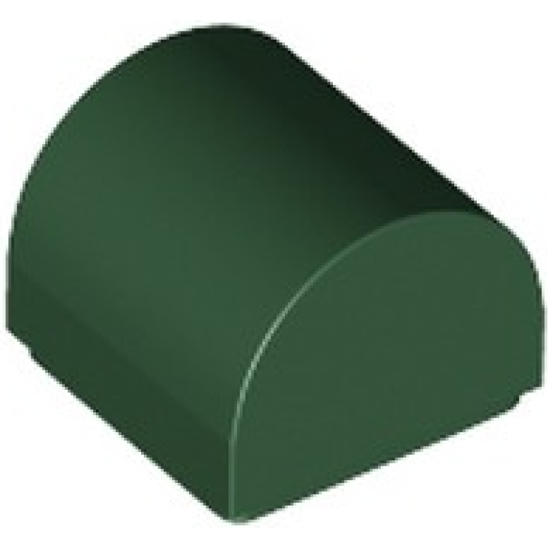 Dakpan, Gebogen 1x1x2/3 dubbel Dark Green