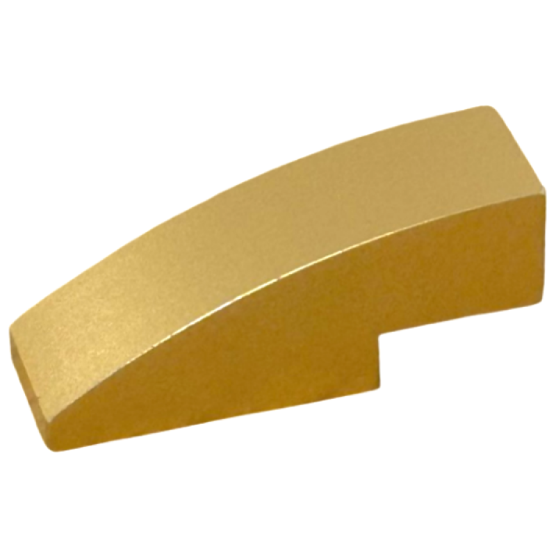 Dakpan, Gebogen 3x1 Metallic Gold