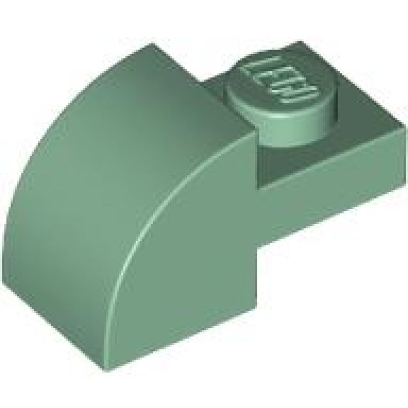 Dakpan, Gebogen 2x1 met verzonken nop Sand Green
