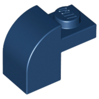 Dakpan, Gebogen 2x1x1 1/3 Dark Blue