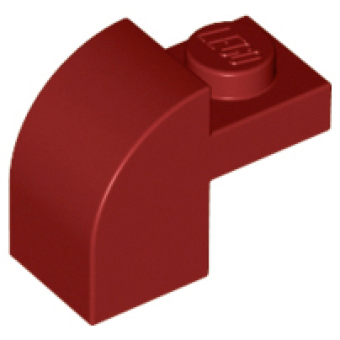 Dakpan, Gebogen 2x1x1 1/3 Dark Red